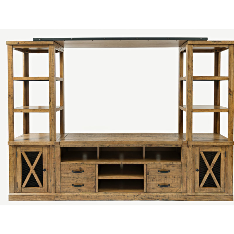 Loon Peak® Thame Solid Wood Entertainment Center for TVs up to 65